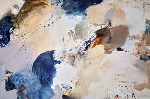 A Winter Season by Natasha Barnes - Original Painting on Box Canvas